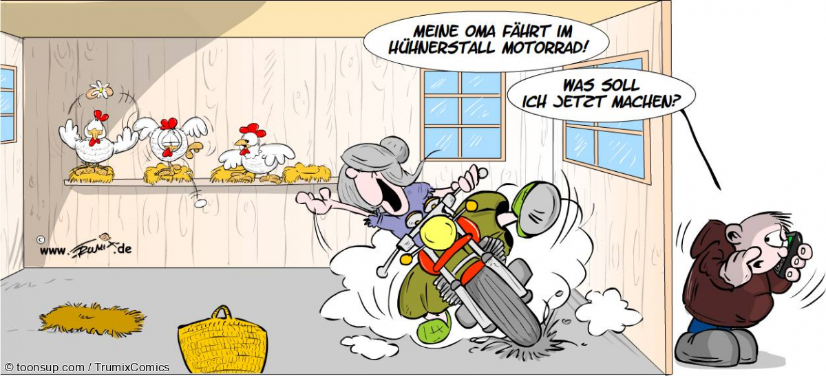 Cartoon: Meine Oma ... 1