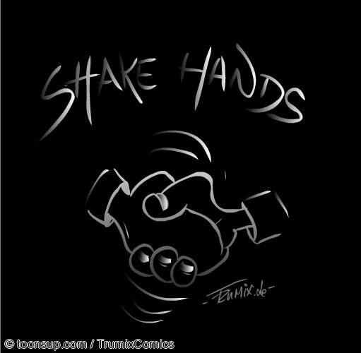 Cartoon: Shake Hands 1
