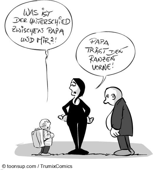 Cartoon: Kindermund ... 1