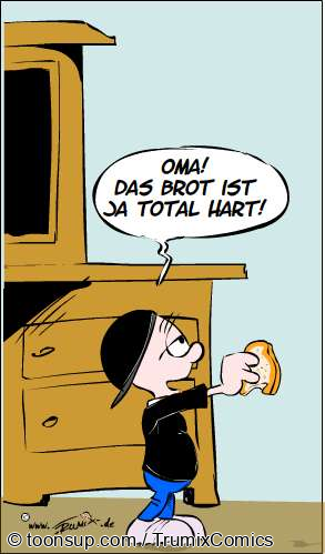 Cartoon: Hartes Brot 2