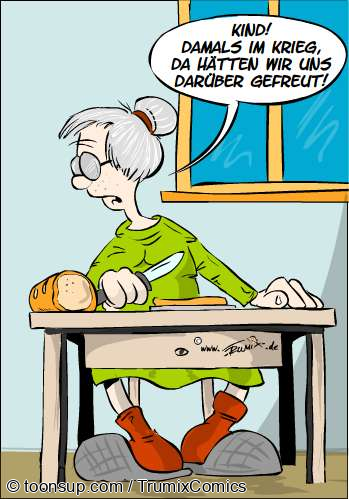 Cartoon: Hartes Brot 3