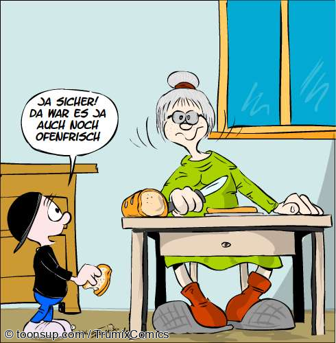 Cartoon: Hartes Brot 4