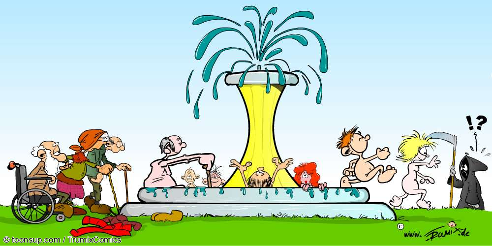 Cartoon: Jungbrunnen 1