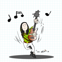 Concept Art / Character Design: Musiker & Friends ... eine kleine Sammlung 5