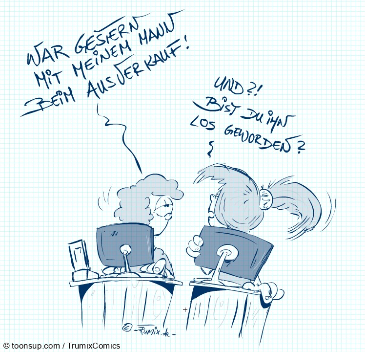 Cartoon: Ausverkauf 1