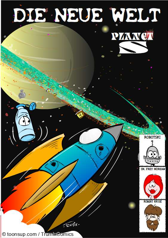 Cartoon: Die Neue Welt Planet S ... das Cover 1
