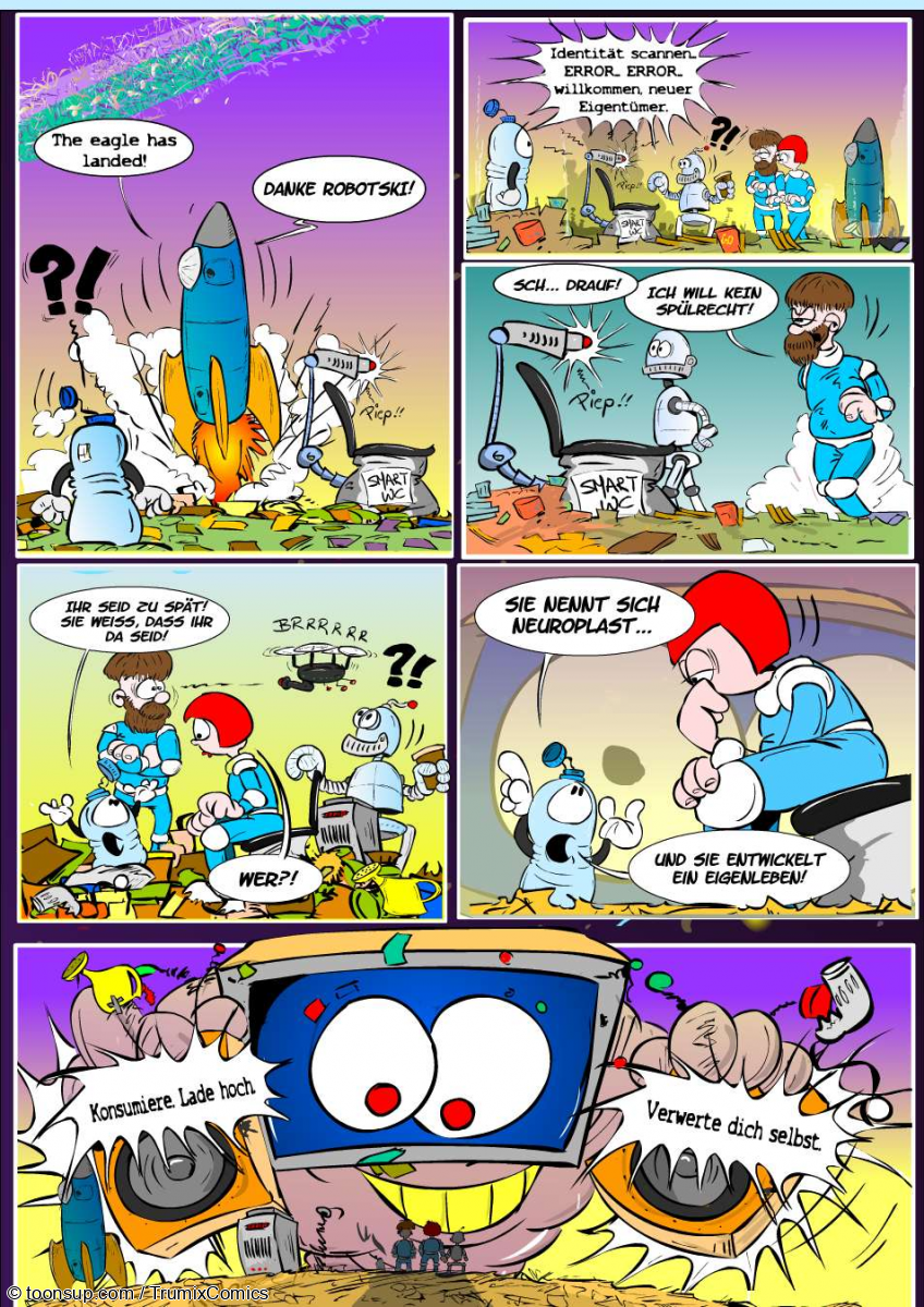 Cartoon: Die Neue Welt:  Planet S ... 2