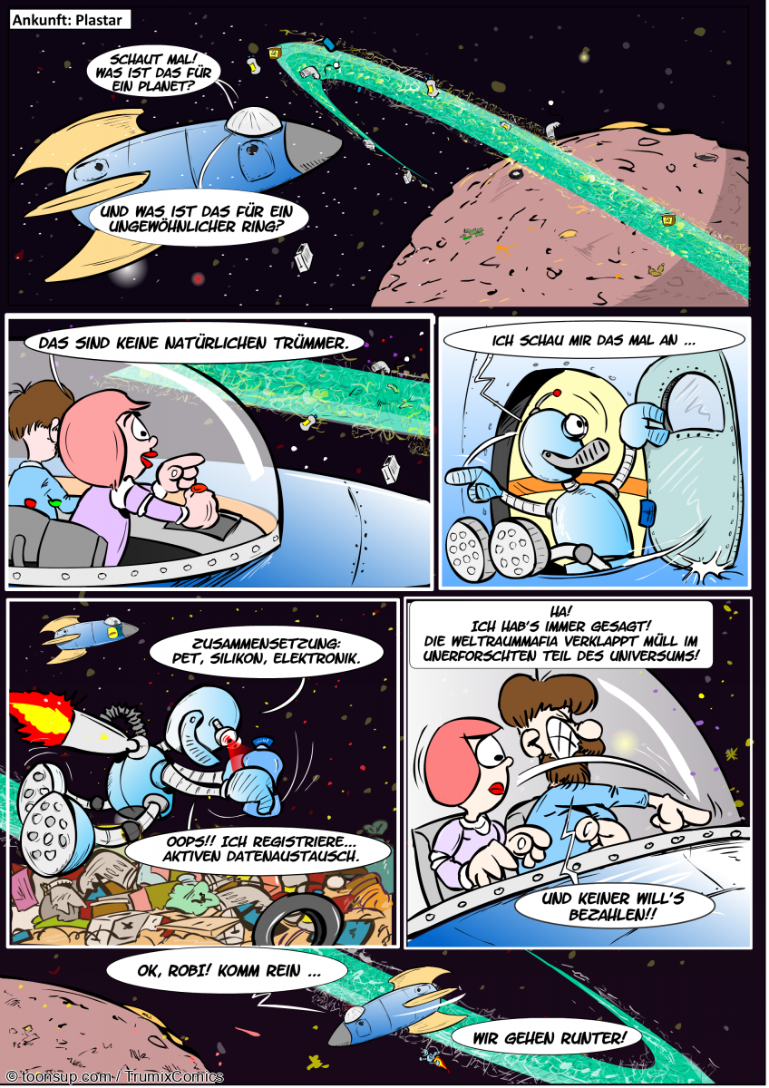 Cartoon: Die Neue Welt:  Planet S ... 2
