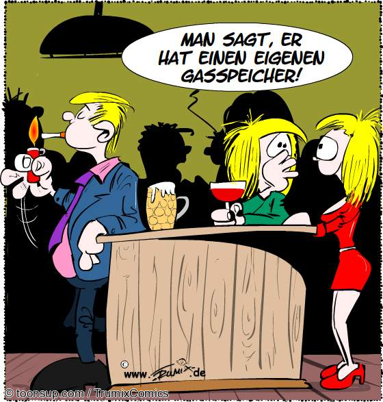 Cartoon: Gasspeicher 1