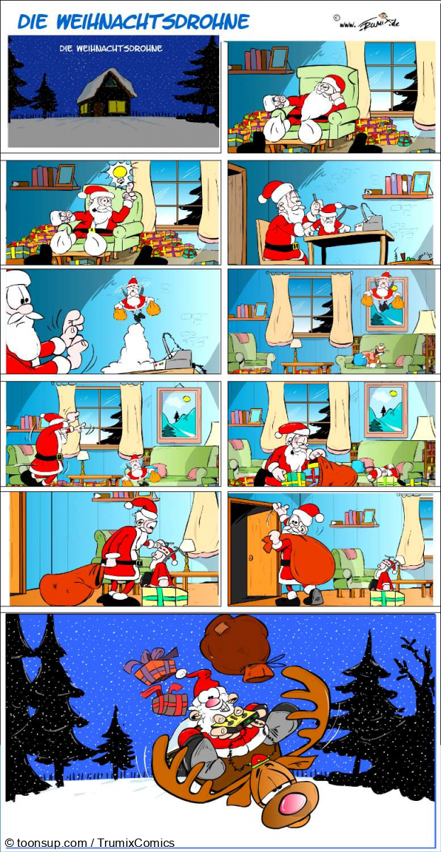 Comic: Die Weihnachtsdrohne 2