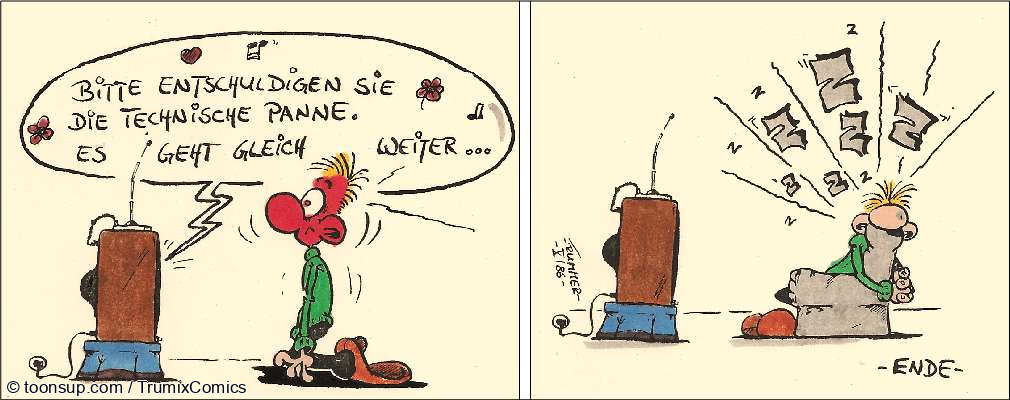 Comic: Neulich vor dem Fernseher ... 4