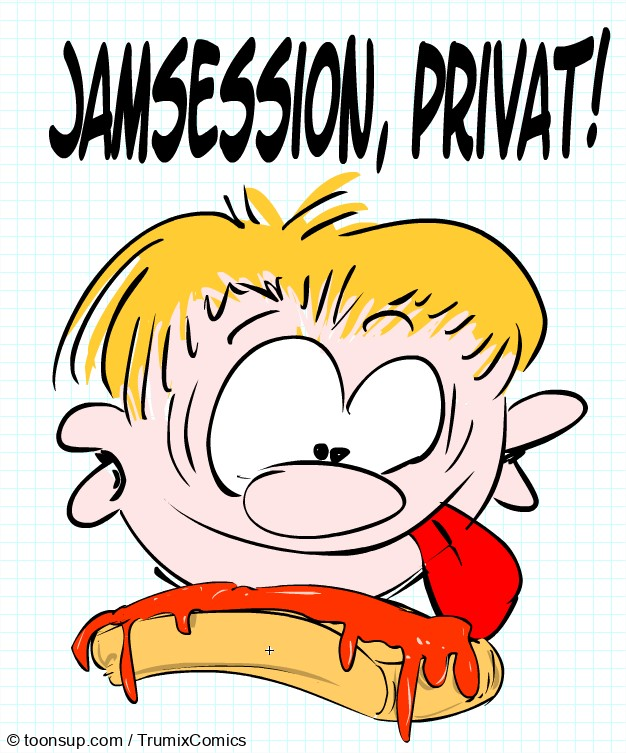 Cartoon: Jamsession, privat 1