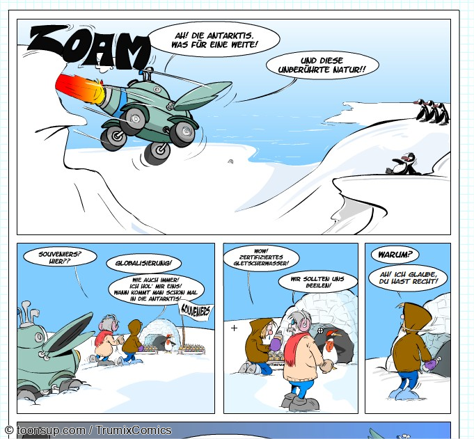 Comic: Reise um die Welt : Antarktis 1