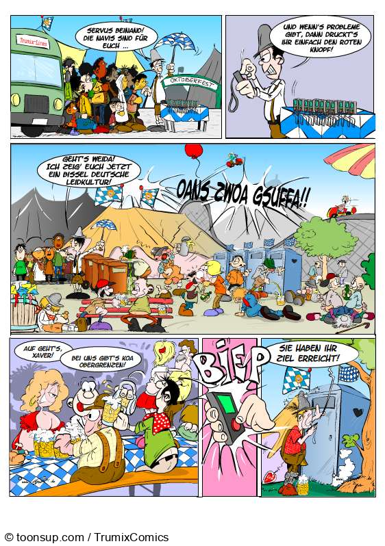 Cartoon: Reise um die Welt: Oktoberfest 1