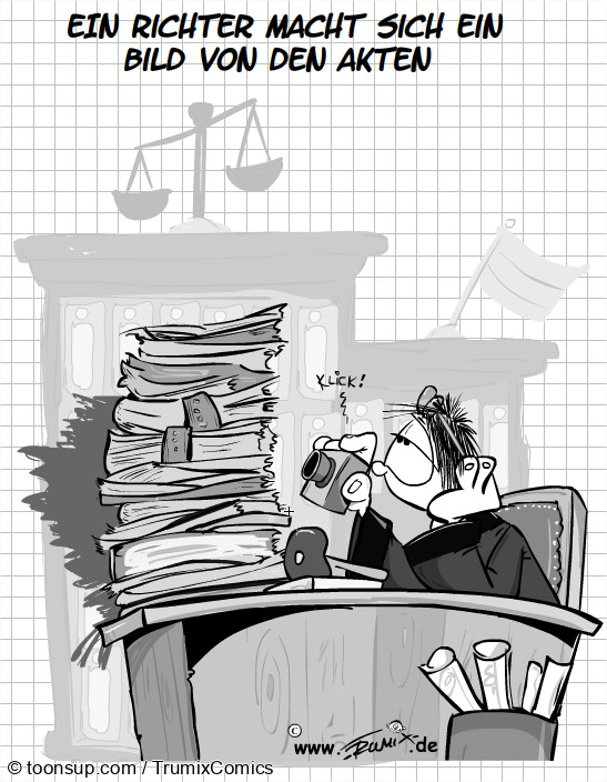 Cartoon: Neulich beim Richter 1
