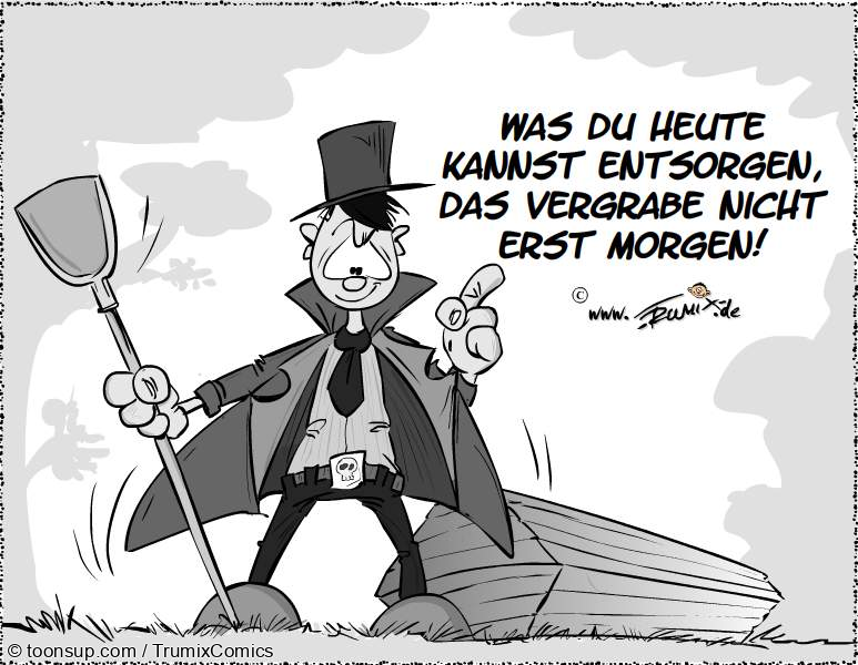 Cartoon: Spruch des Tages 1