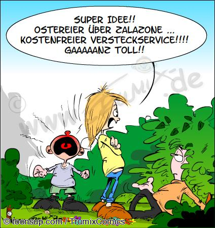 Cartoon: Finde das Ei 1