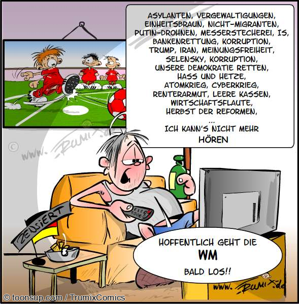Cartoon: Endlich WM 1