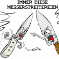 Messerstreitereien