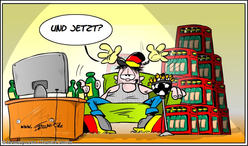 Cartoon: WM aus ... und jetzt? 1