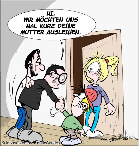 Cartoon: Einfach mal kurz ausleihen ... 1