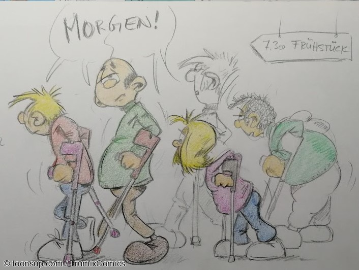 Illustration: Neulich in der Reha 1