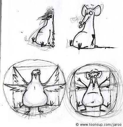 Concept Art / Character Design: ...tha DaVinci code..? 1
