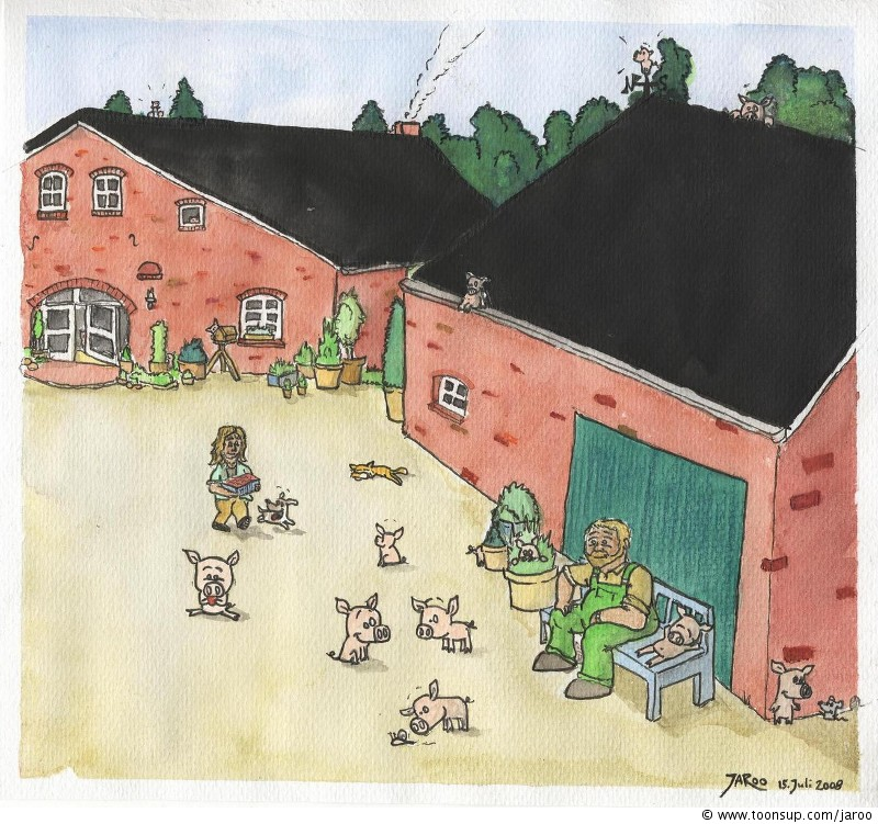 Illustration: Bauernhof Demandt 1