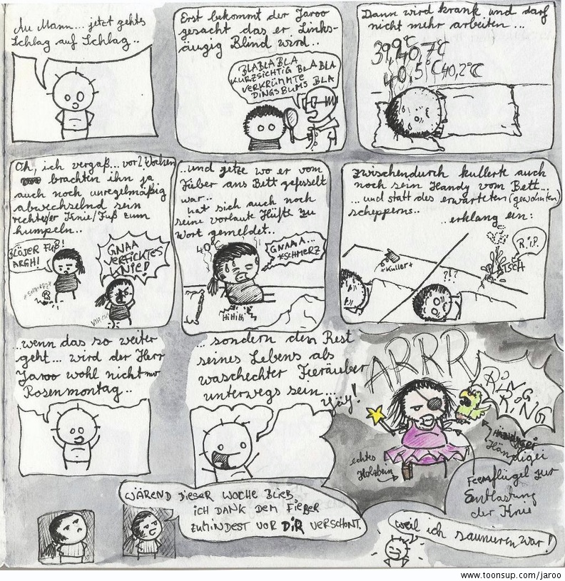 Comic: armer kranker JARoo 1