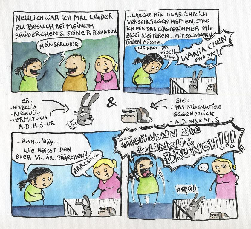 Comic: Gästezimmer Mitbewohner (L&B) 1