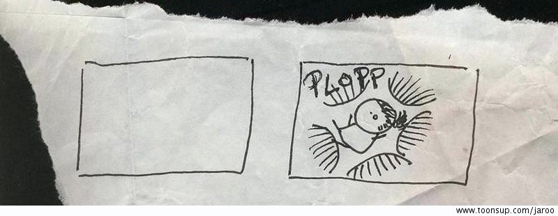 Cartoon: *plopp* 1