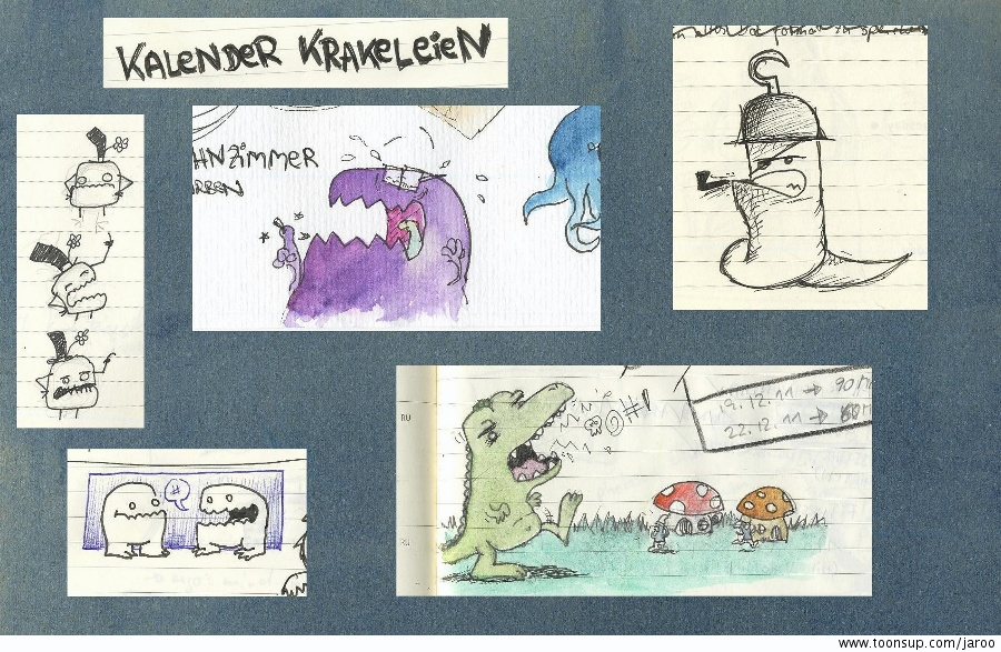 Cartoon: Kalenderkrakeleien 1 1