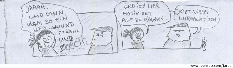 Cartoon: Aumfräumen,Zosch,Motivatin 1