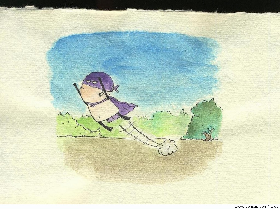 Illustration: ein myyystischer Held 1