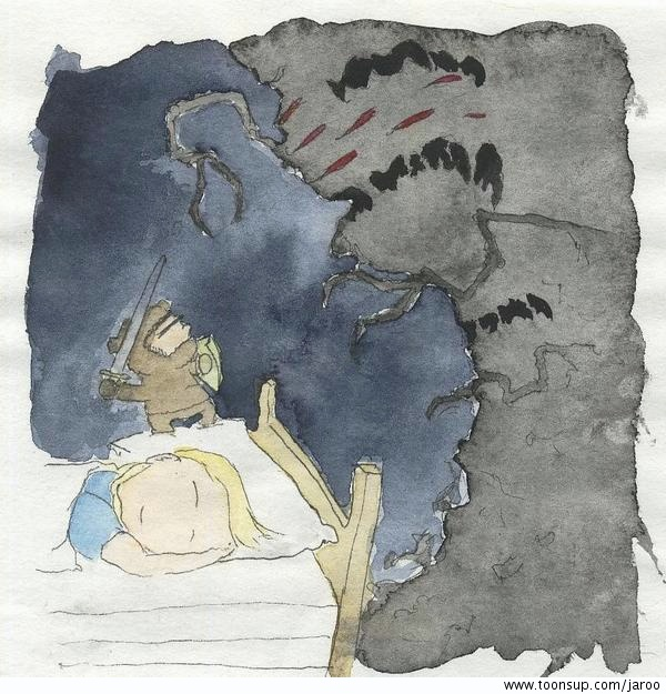 Illustration: Teddy vs. Monster 1