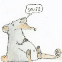 Streetart_Ratte (sitzend,seufzend)