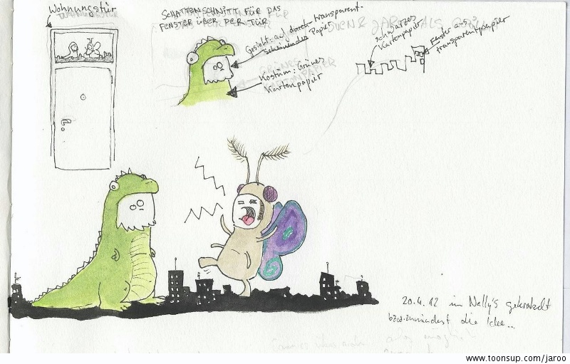 Illustration: die Idee für ein Fensterbild 2