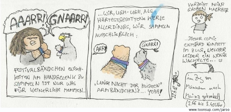 Cartoon: nur für wirklich harte Kerle! 1
