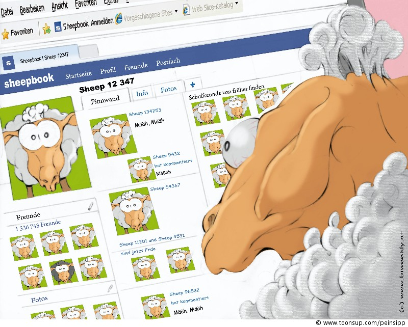 Cartoon: Sheepbook 1