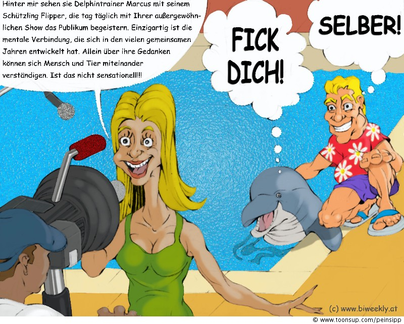 Cartoon: Delphin 1