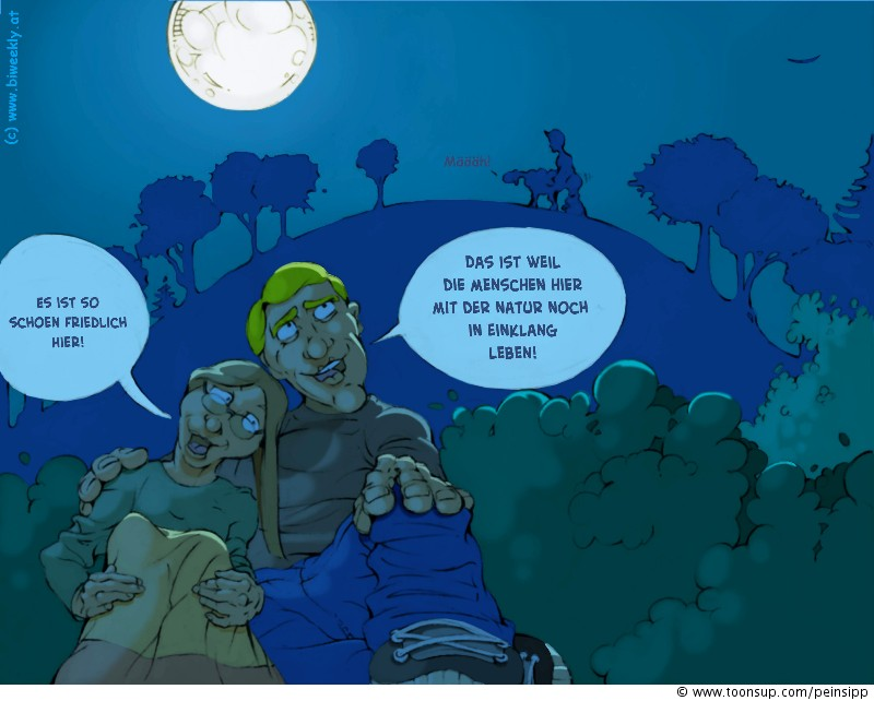 Cartoon: Friedlich 1