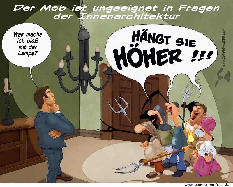 Cartoon: Der Mob 1