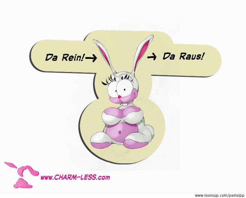 Cartoon: TopTittenhase ReinRaus 1