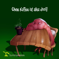Schwein Kaffee