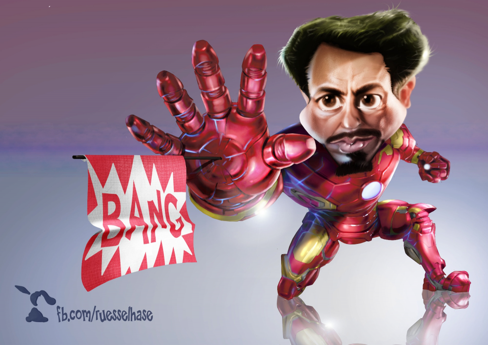 Karrikatur: Iron Man 1
