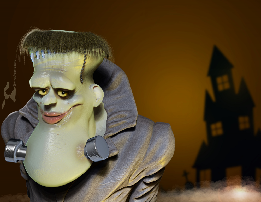 Concept Art / Character Design: Frankenstein Monster 1