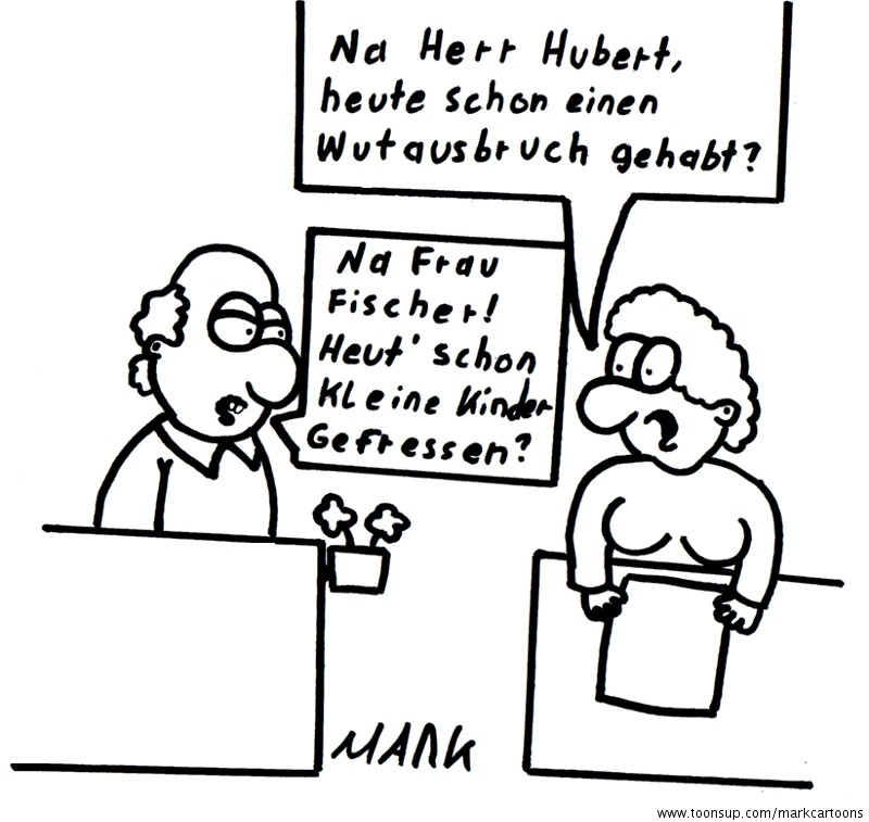Cartoon: Nachbarn 1