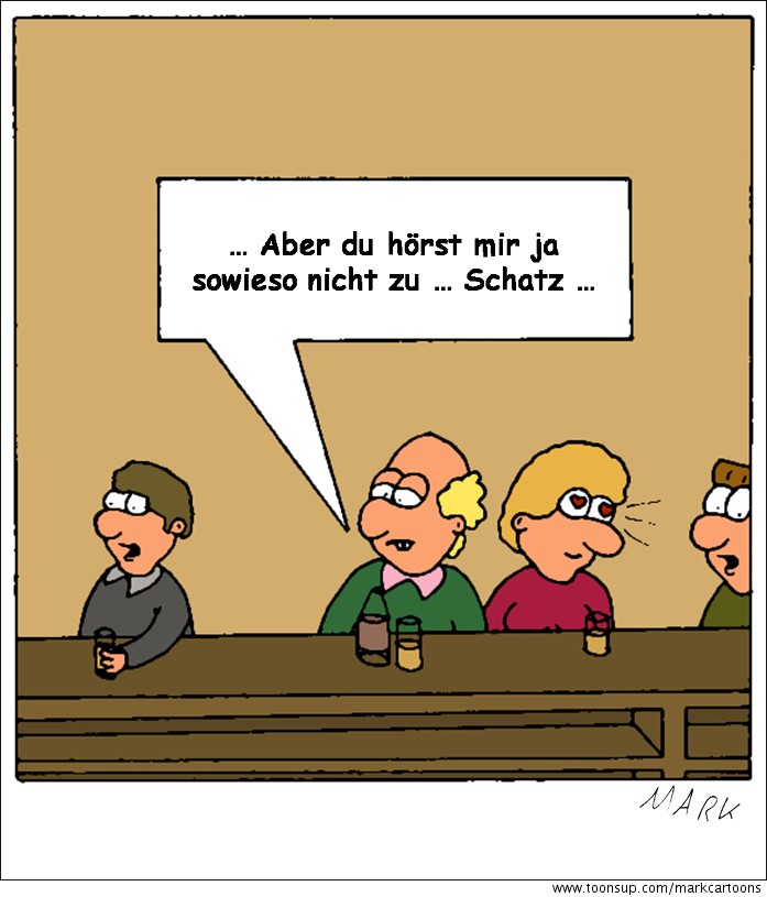 Cartoon: Herr Hubert - Liebe 1