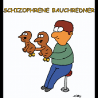 Schizophrene Bauchredner