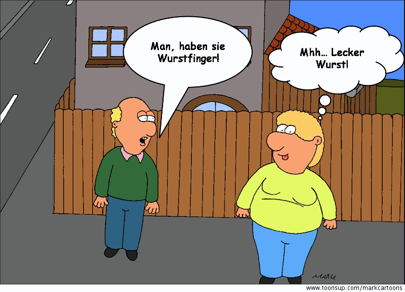 Cartoon: Herr Hubert - Wurst 1